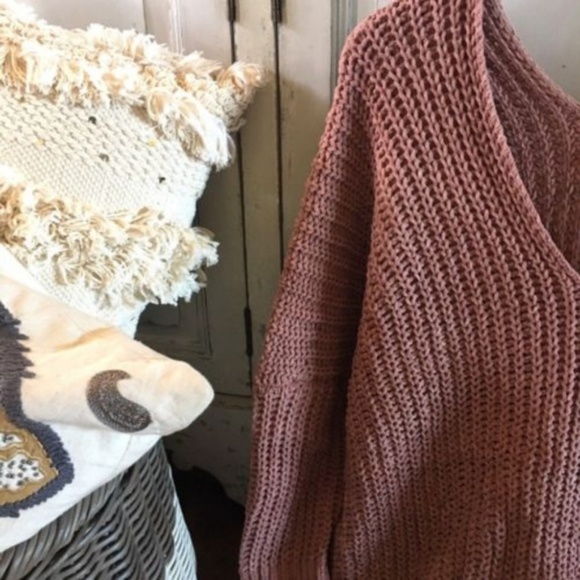 SOLD OUT!! Off Shoulder Pullover Cozy Sweater - Picture 4 of 6